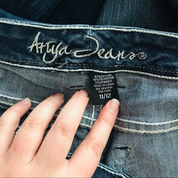 💙STRETCH BLUE SKINNY JEANS - Picture 3 of 4